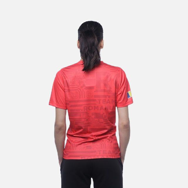 Tricou Poly Peak TeamRomania20 rosu [4]