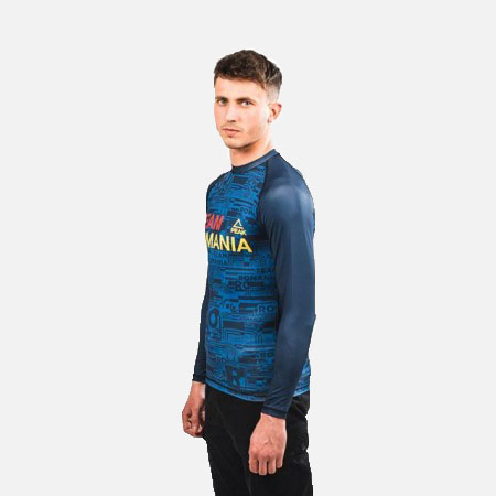 Bluza maneca lunga Peak Tight TeamRomania20 albastru [1]