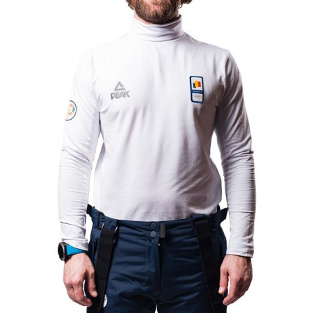 Bluza pe gat PEAK Winter Olympic barbati alb, L [25]