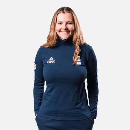 Bluza pe gat PEAK Winter Olympic dama navy [0]