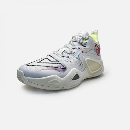 PANTOFI SPORT - Ghete Baschet Match Peak dama alb/verde