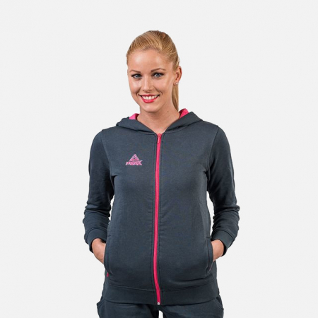 Dama - Hanorac PEAK bumbac dama gri/roz