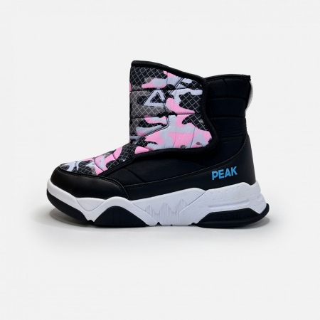 Pantofi sport iarna Peak Boots Copii negru/roz [1]