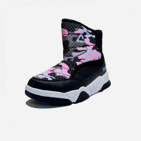 Pantofi sport - Pantofi sport iarna Peak Boots Copii negru/roz