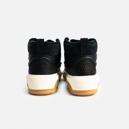Pantofi sport iarna Peak Casual High Top negru/canvas alb [3]