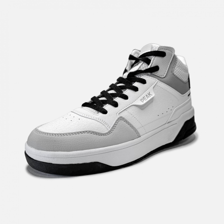 PANTOFI SPORT - Pantofi sport Peak High Culture  alb/negru/gri