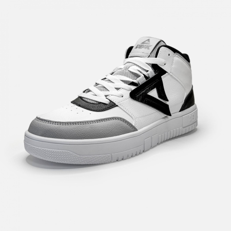 PANTOFI SPORT - Pantofi sport Peak High Culture II  alb/negru/gri