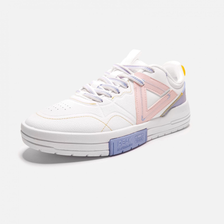 PANTOFI SPORT - Pantofi sport Peak Skateboards dama alb/roz