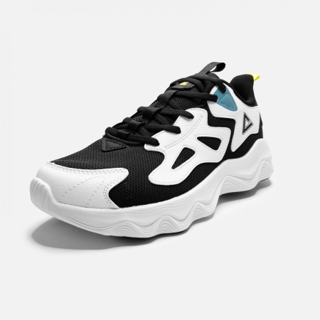 PANTOFI SPORT - Pantofi sport Peak Trail Running barbati alb/negru