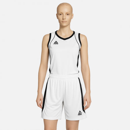 Sporturi - Set maiou/short baschet dama PEAK Jump alb/negru