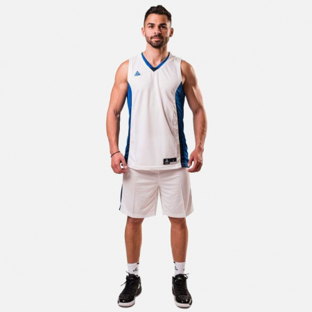 Baschet - Set maiou/short baschet PEAK Floater alb/albastru/navy