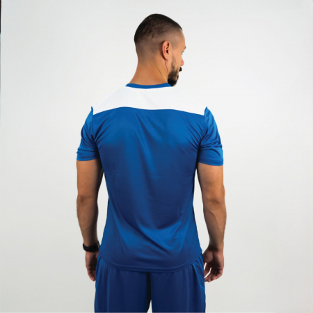 Set tricou+ short Maneca scurta Poly Peak albastru/alb [2]