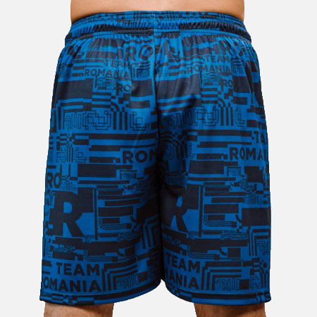 Short antrenament Poly Peak TeamRomania20 albastru [1]