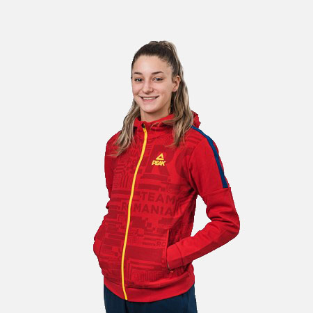 Trening Travel TeamRomania20 rosu/navy feminin [1]