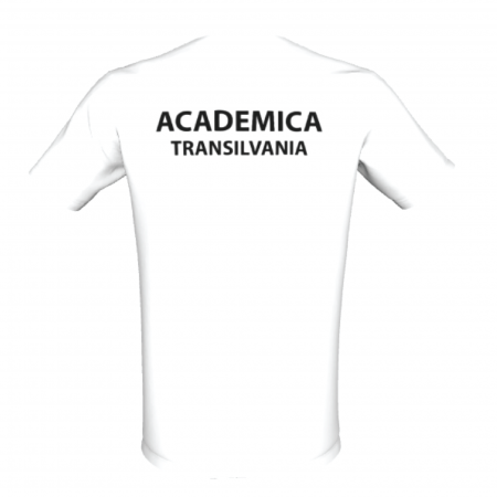 Tricou Antrenament Oficial Academica Transilvania alb [2]