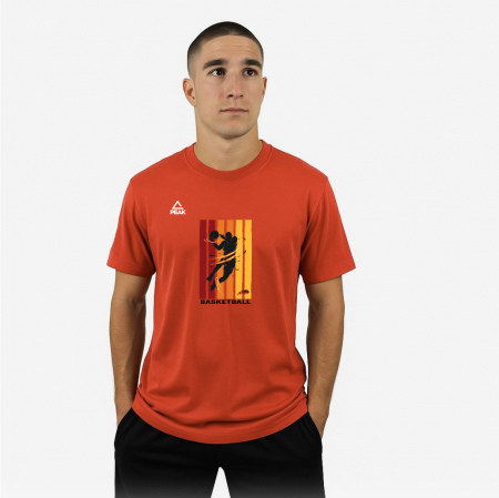 Baschet - Tricou bumbac Peak Basketball rosu