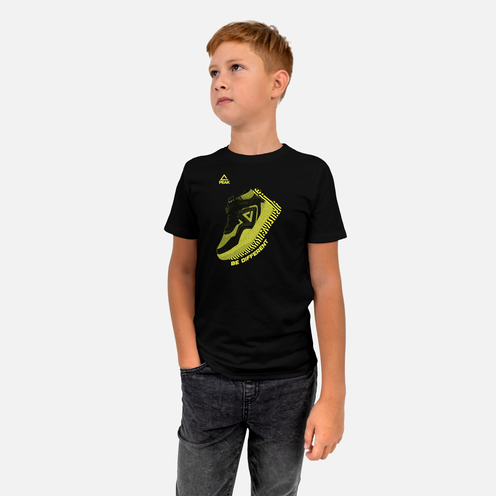 Baschet - Tricou bumbac Peak Court I negru