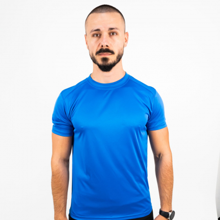 Fotbal - Tricou maneca scurta Poly Peak Team23 albastru