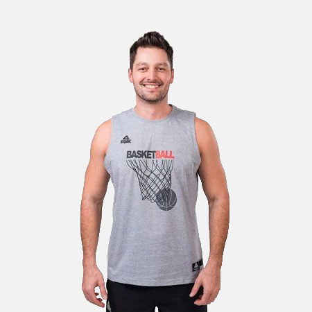 Baschet - Tricou PEAK BBC gri