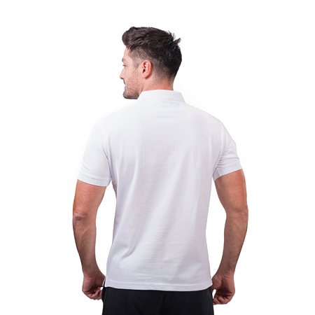 Tricou polo PEAK Crew alb [2]