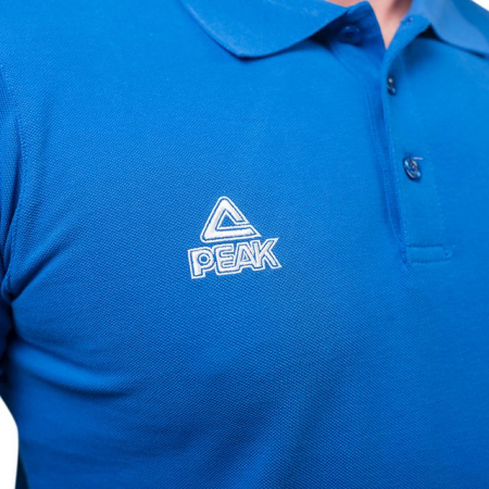 Tricou polo PEAK Crew albastru [3]