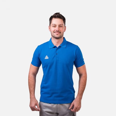 Barbati - Tricou polo PEAK Crew albastru