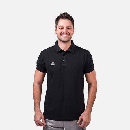 Barbati - Tricou polo PEAK Crew negru