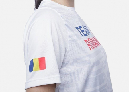 Tricou Poly Peak TeamRomania20 alb [1]