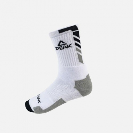 Accesorii - W14907-alb-negru Sosete baschet PEAK Essential II alb/negru 40-45