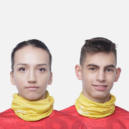 Accesorii - Bandana Peak TeamRomania20 galben