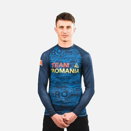 Bluze barbati - Bluza Peak Tight TeamRomania20 Albastru