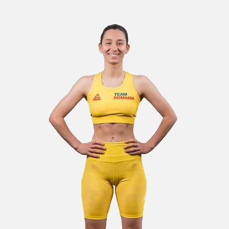 Îmbrăcăminte - Bustiera Peak TeamRomania20 dama galben