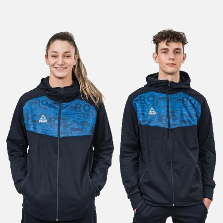 La multi ani Romania! - Hanorac prezentare TeamRomania20 bleumarin