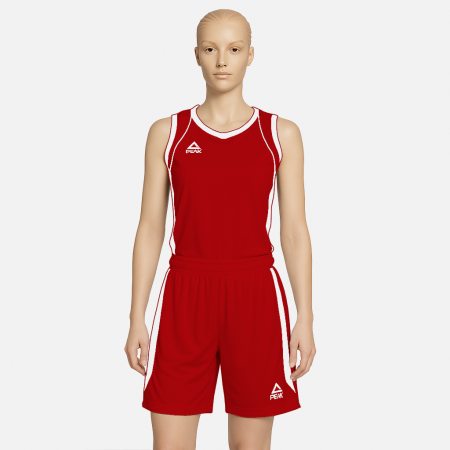 Toate Sporturile - Set maiou/short baschet dama PEAK Jump rosu/alb