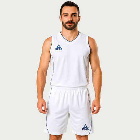 Toate Sporturile - Set maiou/short baschet PEAK Jungle alb/albastru