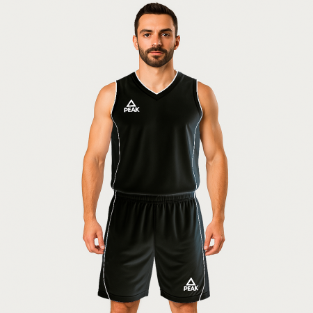 Toate Sporturile - Set maiou/short baschet PEAK Jungle negru/alb