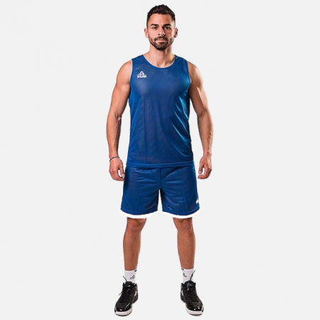 Toate Sporturile - Set maiou/short baschet reversibil PEAK S3Ball albastru/alb