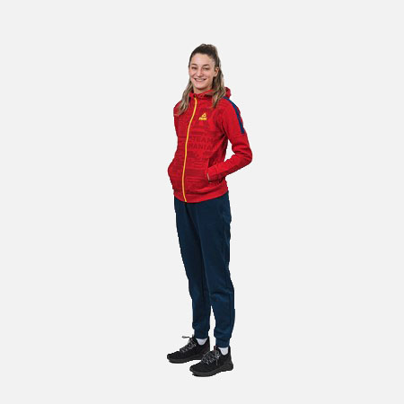 Noutati - Trening Travel TeamRomania20 rosu/navy feminin