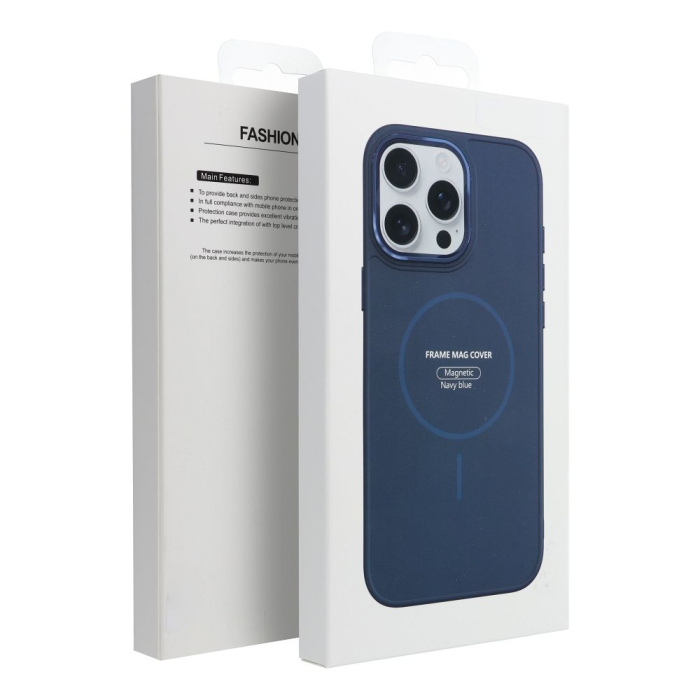 Husa Silicon Frame Mag Cover Compatibil Cu Samsung S26 / S941 - ALBASTRU [3]