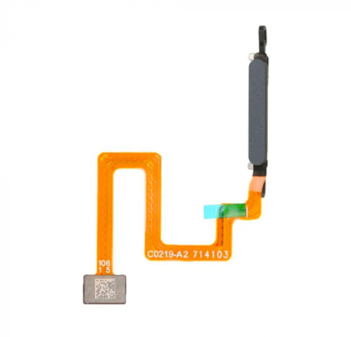 Buton cu banda flex si senzor amprenta COMPATIBIL Cu SAMSUNG A22 5G / A226 - NEGRU [1]