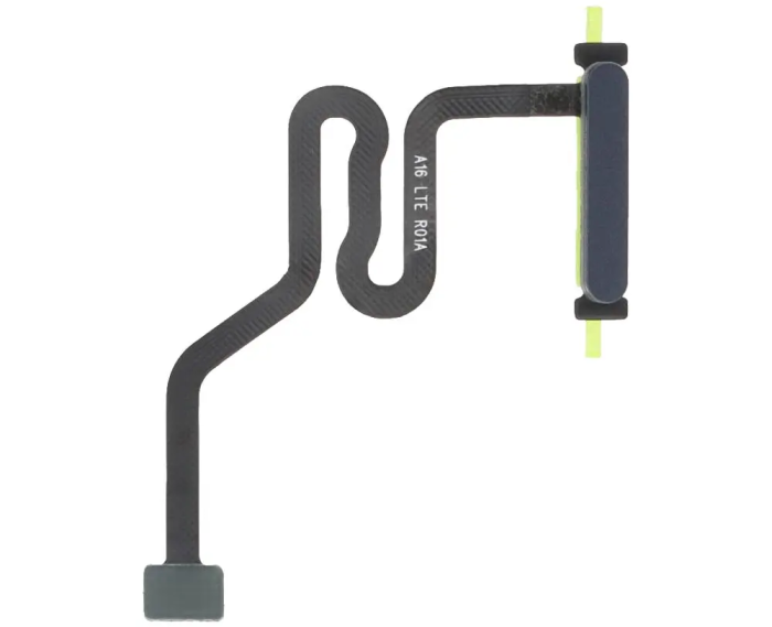 Buton cu banda flex si senzor amprenta SAMSUNG NEGRU A16 4G / A165 SERVICE PACK - BLACK [1]
