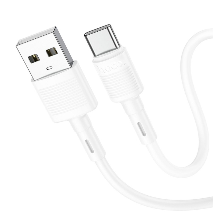Cablu Date si Incarcare HOCO USB A la Tip C X83 3A  1m - ALB [2]