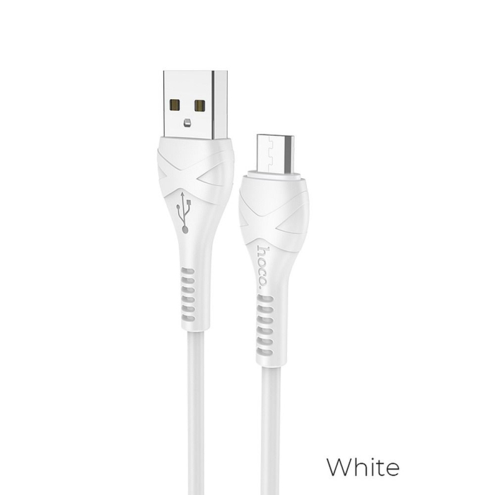 Cablu USB A la Micro USB Hoco 1 m X37 - ALB [3]