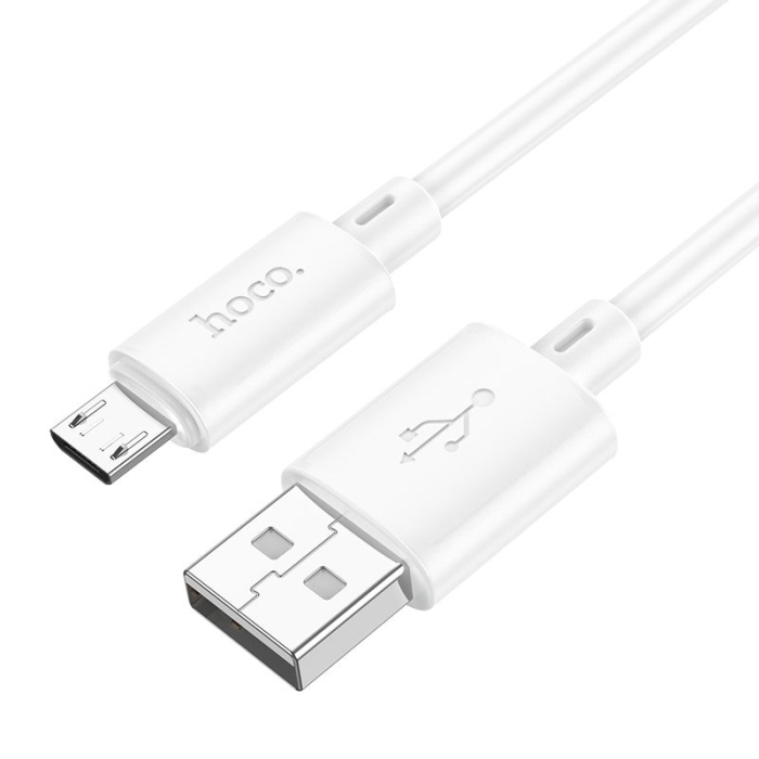 Cablu USB A la Micro USB Hoco 2.4A 1m X88 - ALB [2]