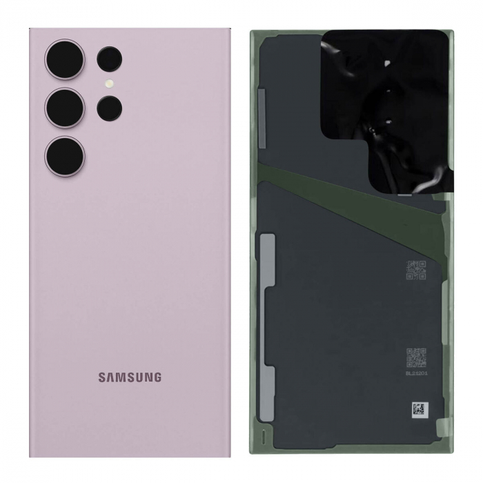 Capac baterie cu geam camera SAMSUNG S23 ULTRA 5G / S918B  Service Pack - LAVANDER [1]