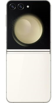 Capac baterie CU geam camera Samsung Z Flip 5 5G  / F731B ORIGINAL SERVICE PACK - Crem / Cream [1]