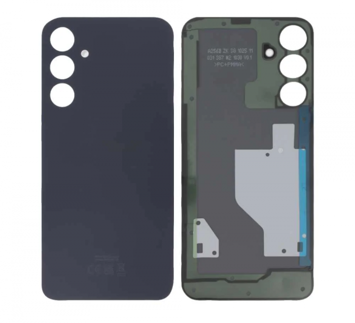 Capac Baterie Fara Geam Camera SAMSUNG A25 5G / A256B Night Blue  ORIGINAL Service-Pack  - NEGRU [1]