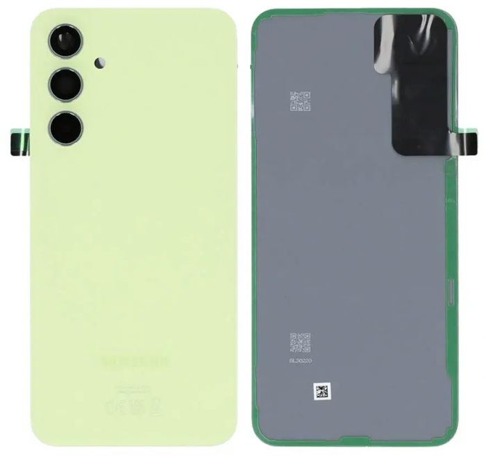 Capac baterie SAMSUNG A546B / A54 5G - CU GEAM CAMERA Service Pack - LIME VERDE [1]