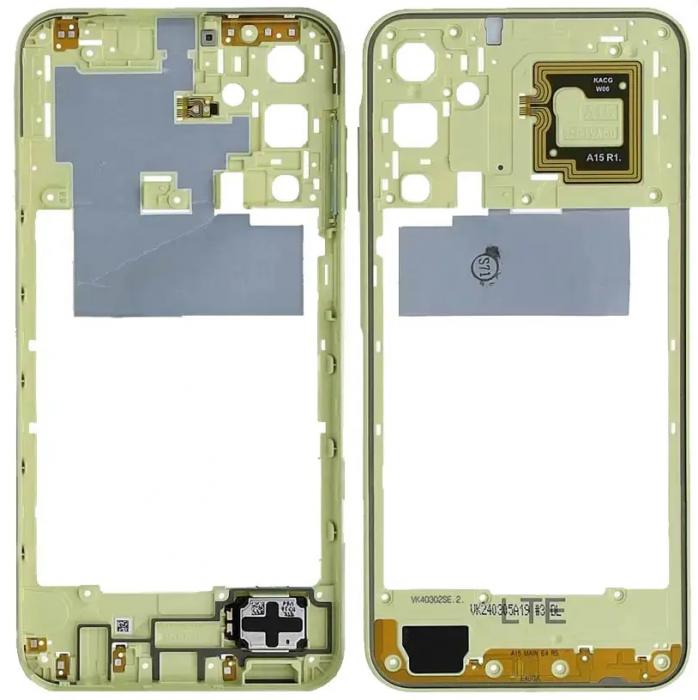 Carcasa mijloc COMPATIBIL cu SAMSUNG A15 4G / A155 - Lime [1]