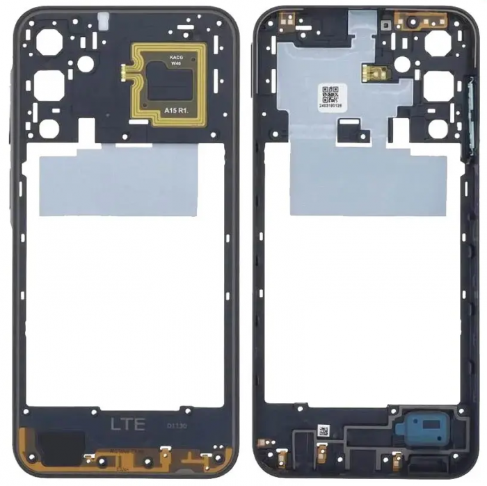 Carcasa mijloc COMPATIBIL cu SAMSUNG A15 4G / A155 - Negru [1]
